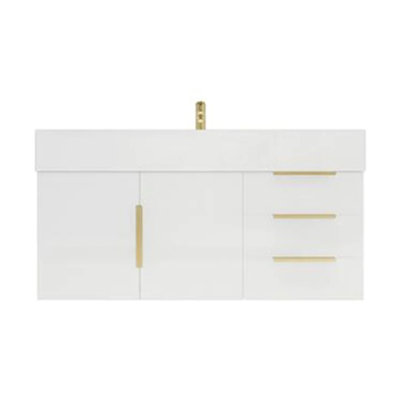Meuble-lavabo mural simple l 42 po x P 20 po x H 22 po Ivanees