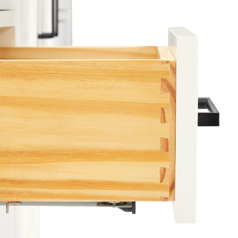 60" Double Bathroom Vanity Base Only, White