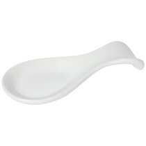 1pc Spoon Rest For Stove Top, Stove Spoon Holder Ceramic For Countertop,  Funny Spoon Me White Spoon Rest For Kitchen Counter