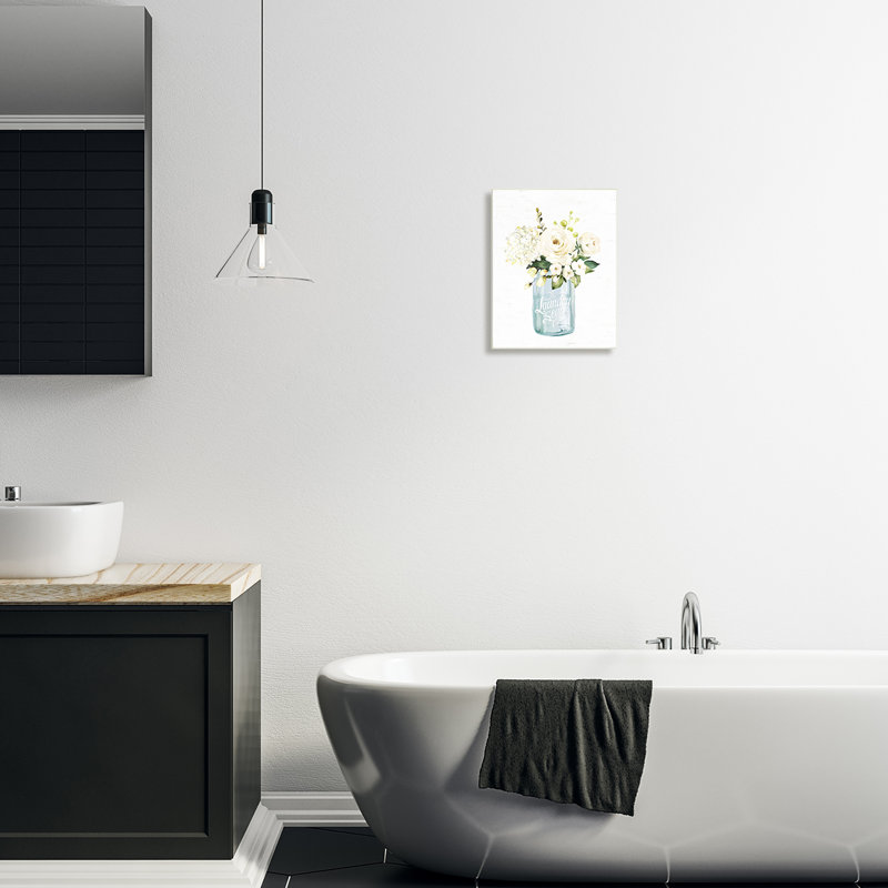 Art textuel sur plaque blanche, H 15 po x l 10 po x P 0,5 po
