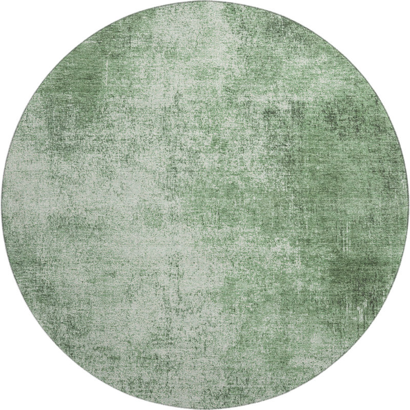 Premium Machine Washable Jakiyra AMF1903 Modern Rug, Round 8'