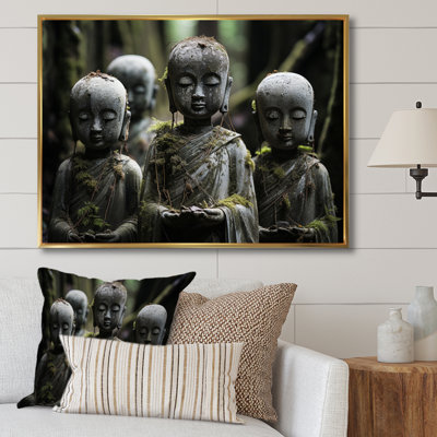 Japon Art Jizos Guardianship II - Japanese Canvas Art Print