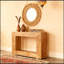 Console 47 po avec rangement - Table d'entrée étroite rustique avec tablette ouverte-2136000613