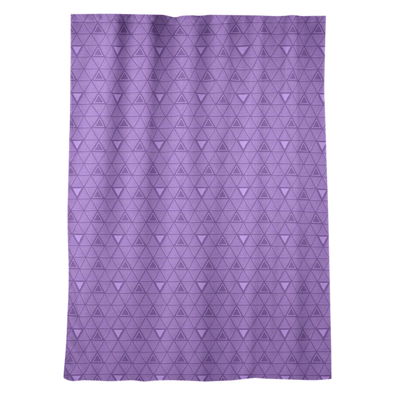 Jordao Room Darkening Curtain Single Panel, Dark Purple