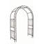 Arche de jardin décorative en métal avec volutes H 94,5 po x l 64,9 po Scendor