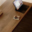 Bureaux rectangulaires en bois massif foncé noyer foncé-107655145-107655143