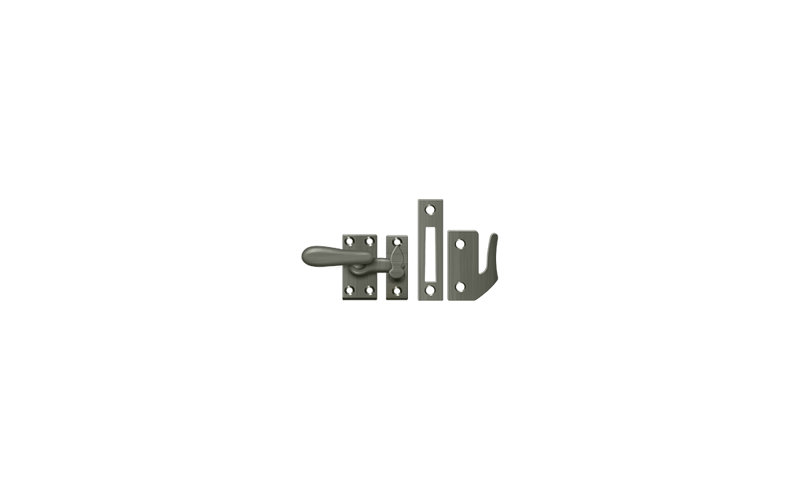 Hardware, 2" H x 1.9 W x 2" D, Antique Nickel