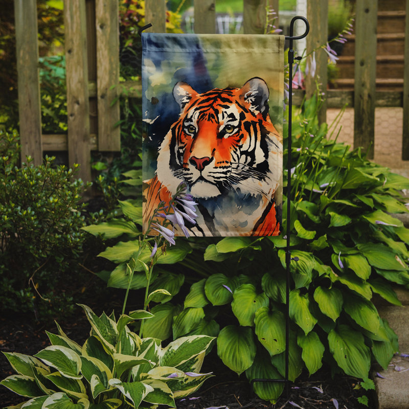 Drapeau de jardin en polyester double face H 15,5 po x l 11,25 po