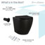 Cuvette de toilette allongée St. Tropez-61836543