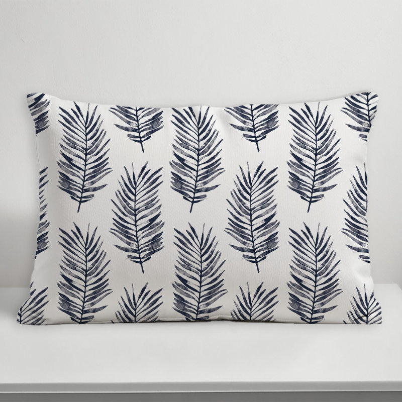 Outdoor Rectangular Pillow Cover & Insert, Navy
