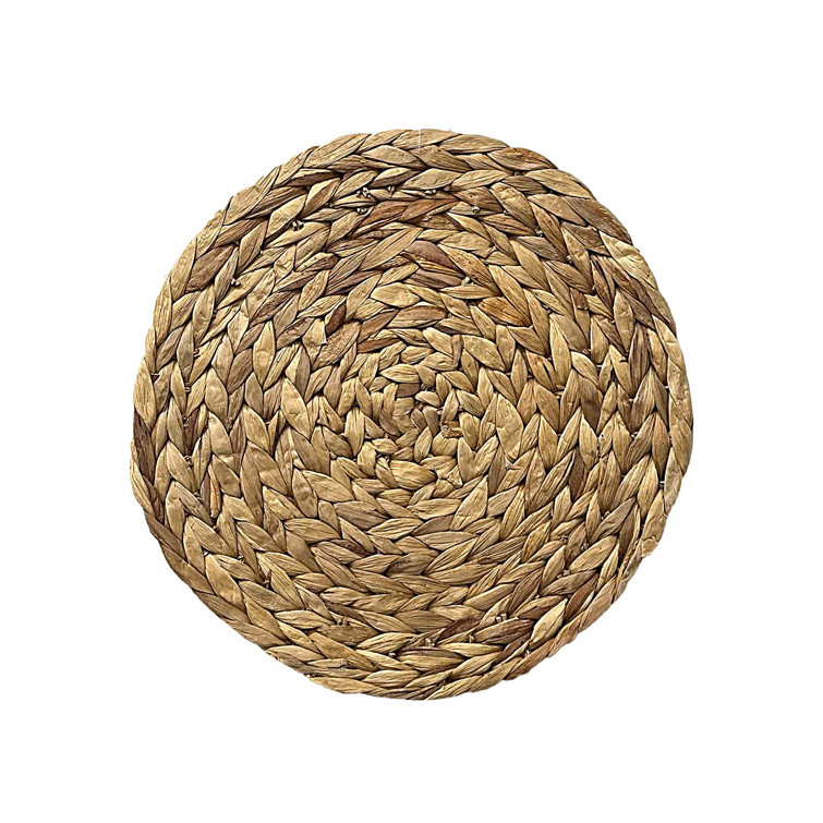 Essential Decor & Beyond Jute No Pattern Charger | Wayfair