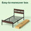 Base de lit plateforme en bambou et métal Zinus Roman-1104055752