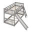 Lit superposé simple au-dessus de simple pour enfant Bethann-630402888