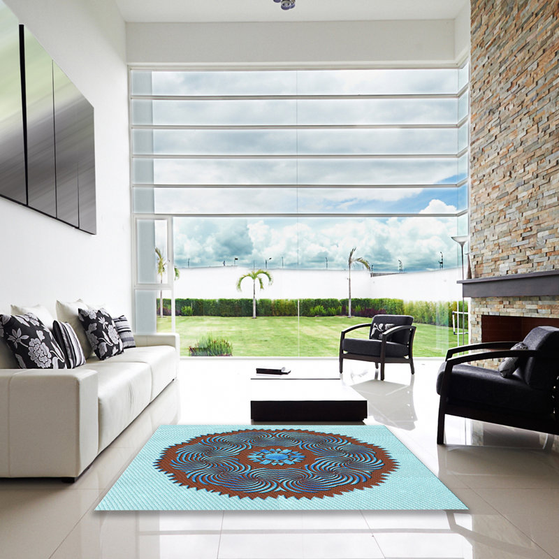 Moroccan Indoor Rug, Square 5'