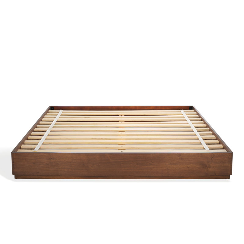 Arland Decarla Wood Bed Frame, Walnut, King
