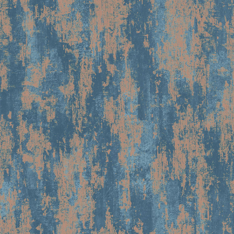 Boutique Industrial Texture Wallpaper, Turquoise