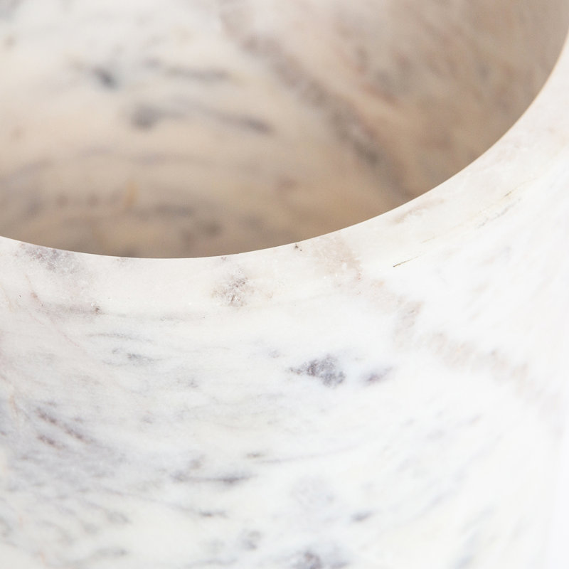 Marble Toothbrush Holder, 10" H x 6.5" W x 6.5" D
