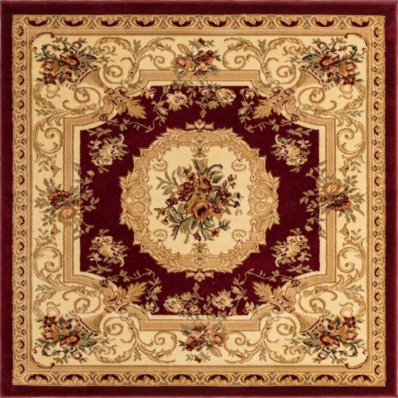 Rabito Oriental Indoor Rug, Square 5'