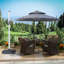 Parasol en porte-à-faux octogonal avec base 129,92 po Rosolina-996928431