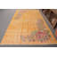 Tapis de 5,6 x 9,4 pi, tapis turc, tapis orientaux orange, tapis audacieux, tapis en laine, tapis rétro