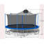 Trampoline ovale pliable pour tout-petits de 14 pi avec guidon Ceballos