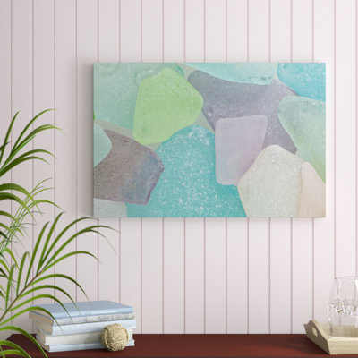 « beach glass ii », reproduction de photo sur toile tendue