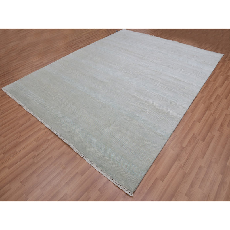 Tapis oriental beige en laine noué à la main 8 pi 1 po x 10 pi 3 po 94B4FD062196415A94B7B439946BFE1C