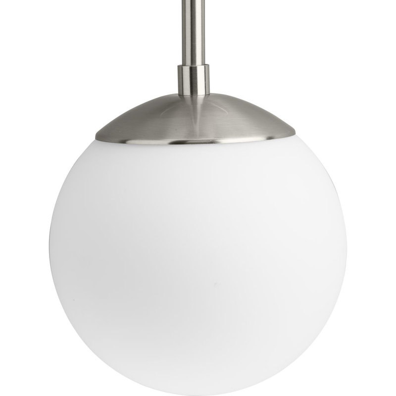 Haas Brushed Nickel 24" Modern Wall Sconce with Opal Glass Globes