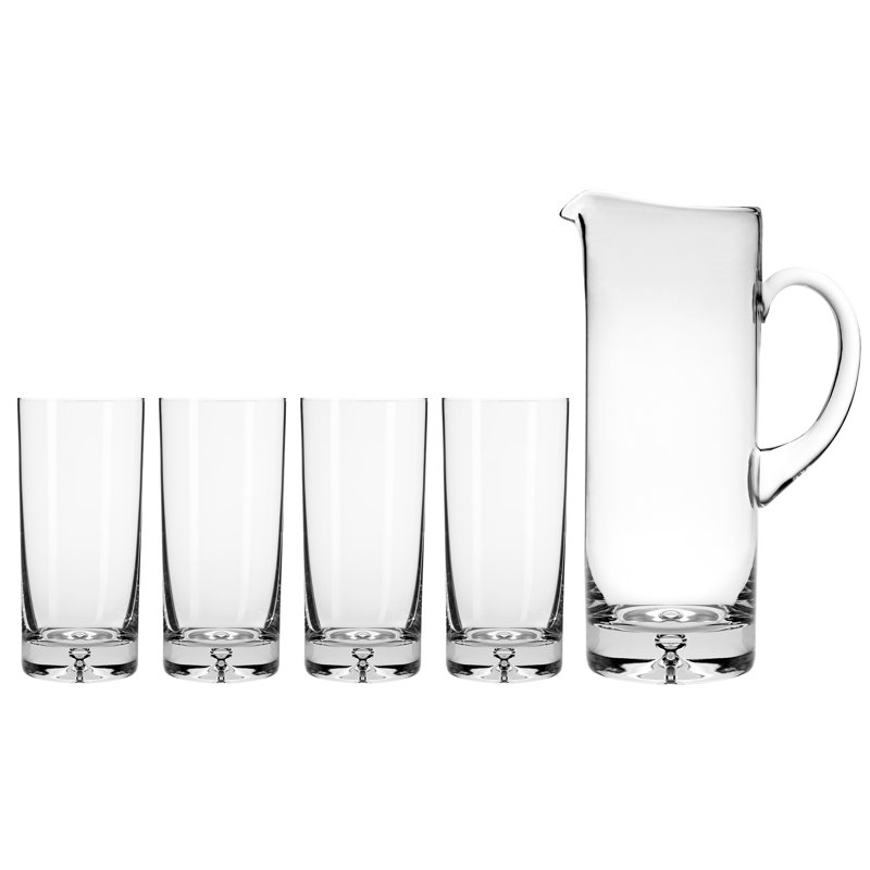 Hansbury Glass 5 - Piece Pitcher Set