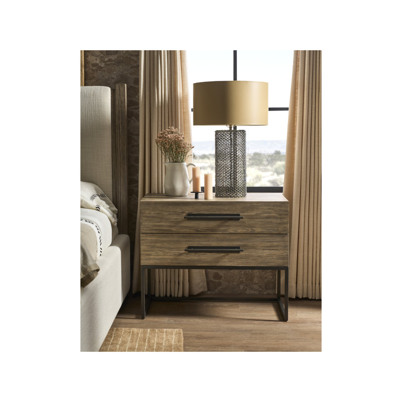 Dwell 2 - Drawer Nightstand, Brown