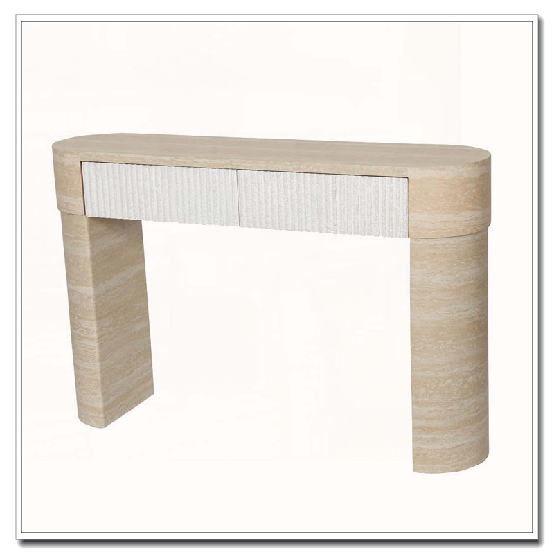 Console, canapé, beige brown1