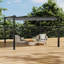 10x20ft Aluminium Pergola with Retractable Roof-575306559-754356620