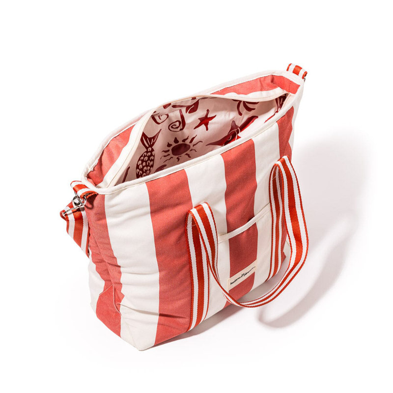 Sac fourre-tout Cooler, Rouge / Blanc
