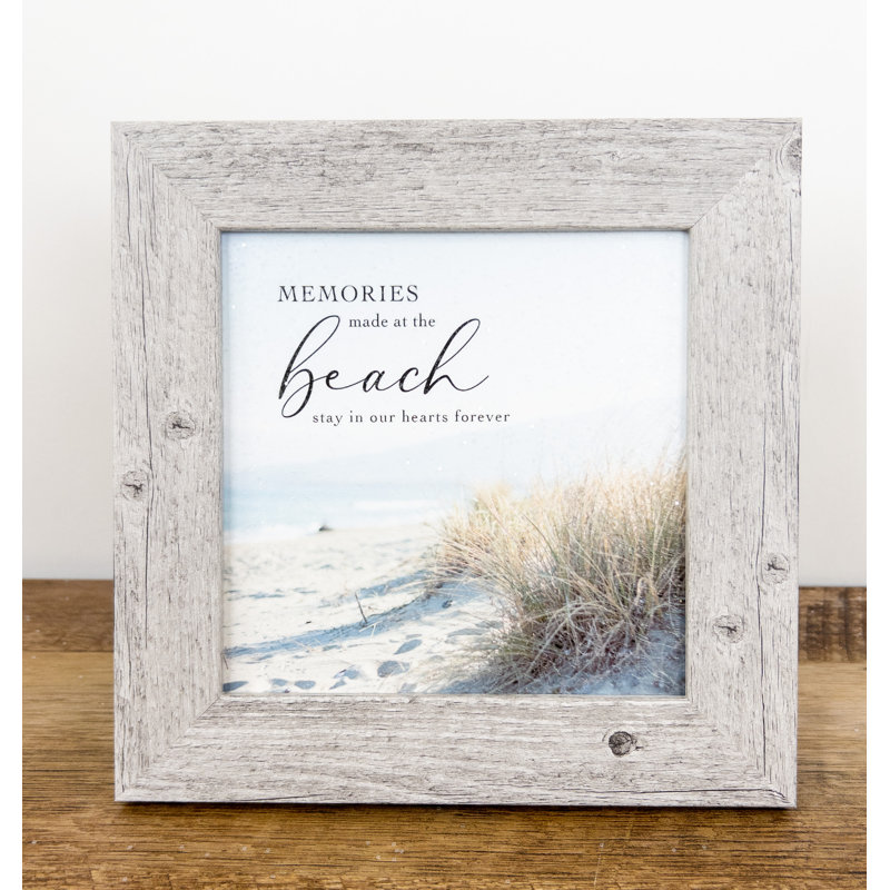 «Memories Made at the Beach», impression sur cadre photo