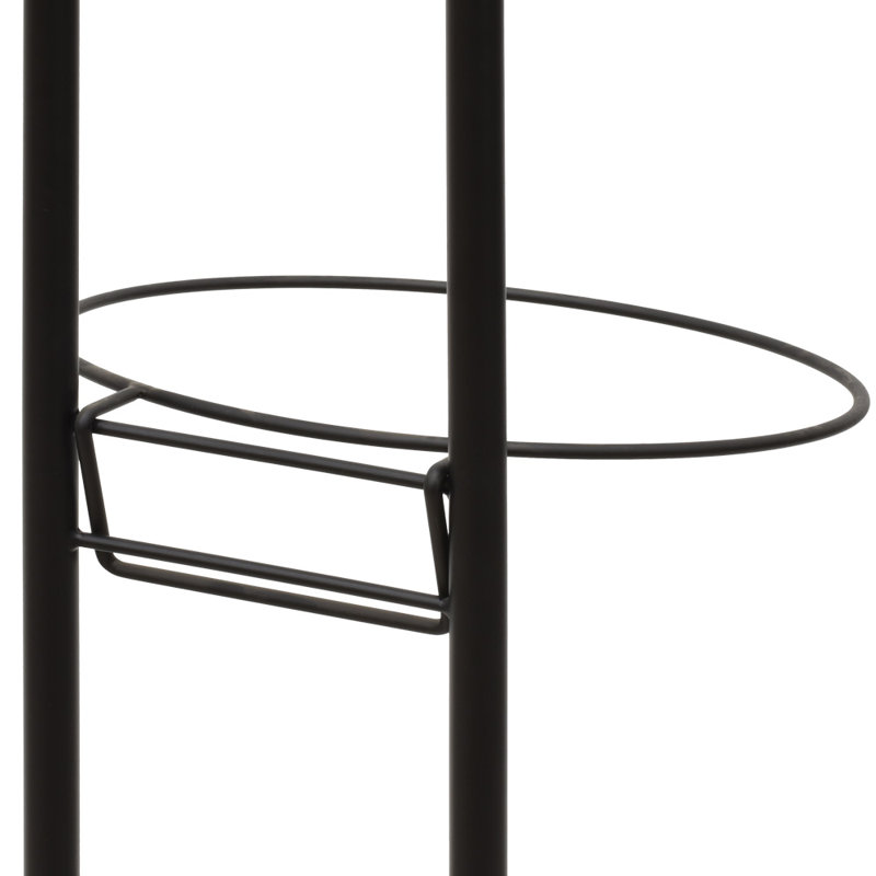 54" H X 15.5" W - 4-Tier Mobile Merchandiser Display Rack With Plastic Wicker Baskets