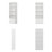 Four Shelves Two Drawers Bathroom Linen Cabinet With Light And Tempered Glass Doors-465691709