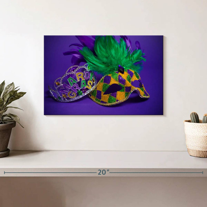 Accessoires Mardi Gras Lelend, H 8 po x l 12 po