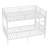 Full XL Over Full XL Metal Bunk Bed for Teens & Adults – Space-Saving, Noise-Free, No Box Spring, White