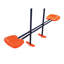 Ybarra Freeport Park Metal Swing Set with 2 Swing(s)