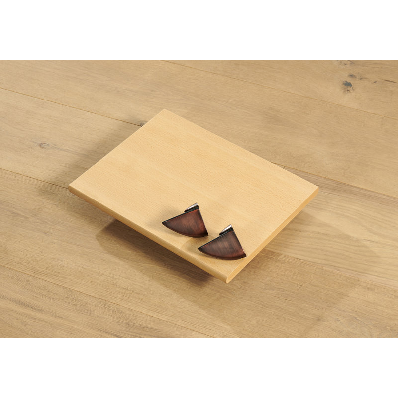 Ensemble de tablettes en hêtre Gallery 12X16 avec supports Pelican, Beech Shelf/Bronze Brackets