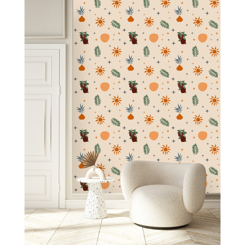 Carreau de papier peint l 25 po, L 2,09 pi x L 10,42 pi