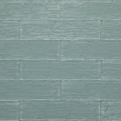 Brendon 3" x 12" Crystal Glass Brick Wave Subway Wall Tile