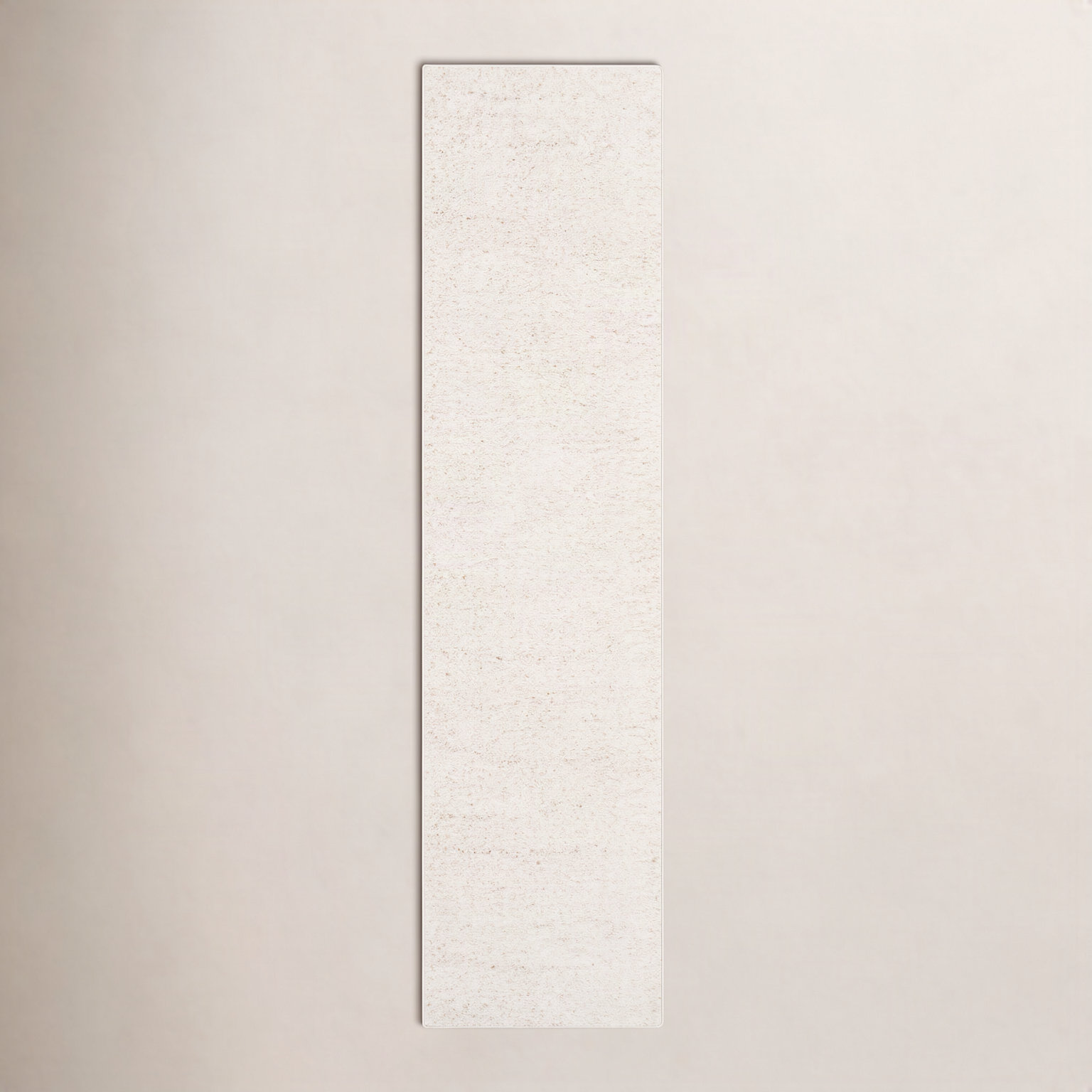 Ivory Shag Rug, Runner 2' x 8'