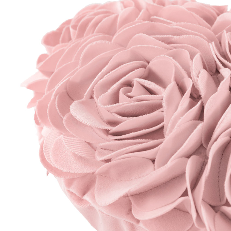  Housse de coussin 3D Flower, Rose clair