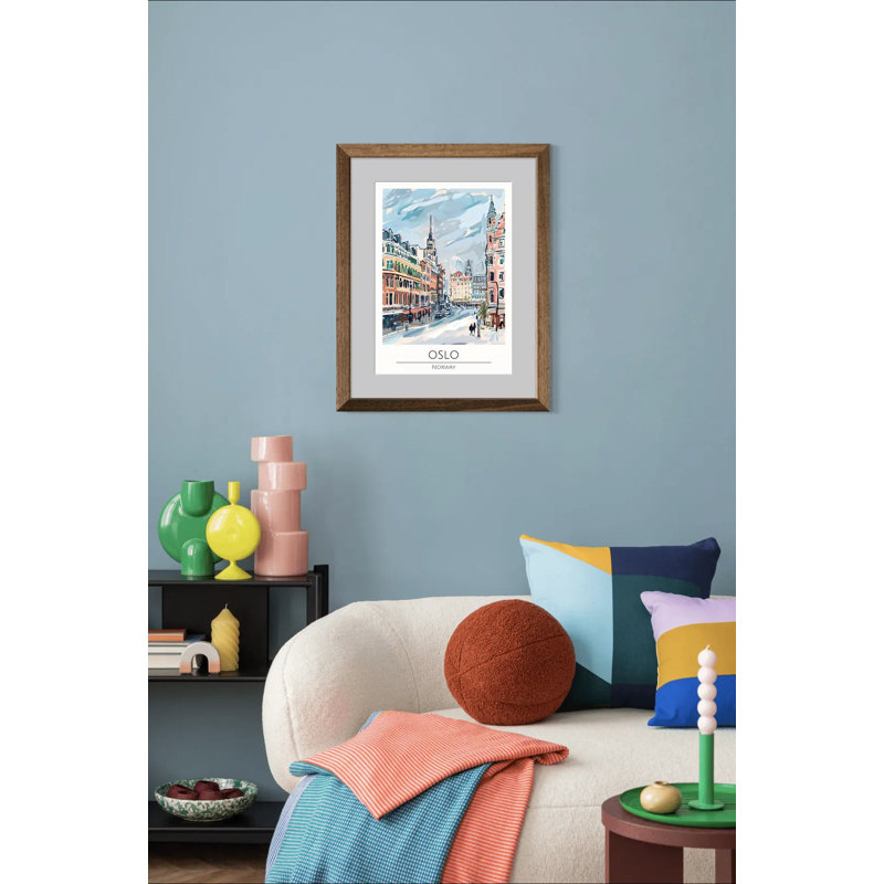 Fabulous Oslo Norway Art Print, 42 cm H x 30 cm W