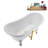 59" Streamline Clawfoot Tub,Tray,Drain, Clawfeet-101628976-102220277