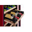 Refroidisseur à vin iio 30 bouteilles sur pieds avec tablettes en bois iio-78706191