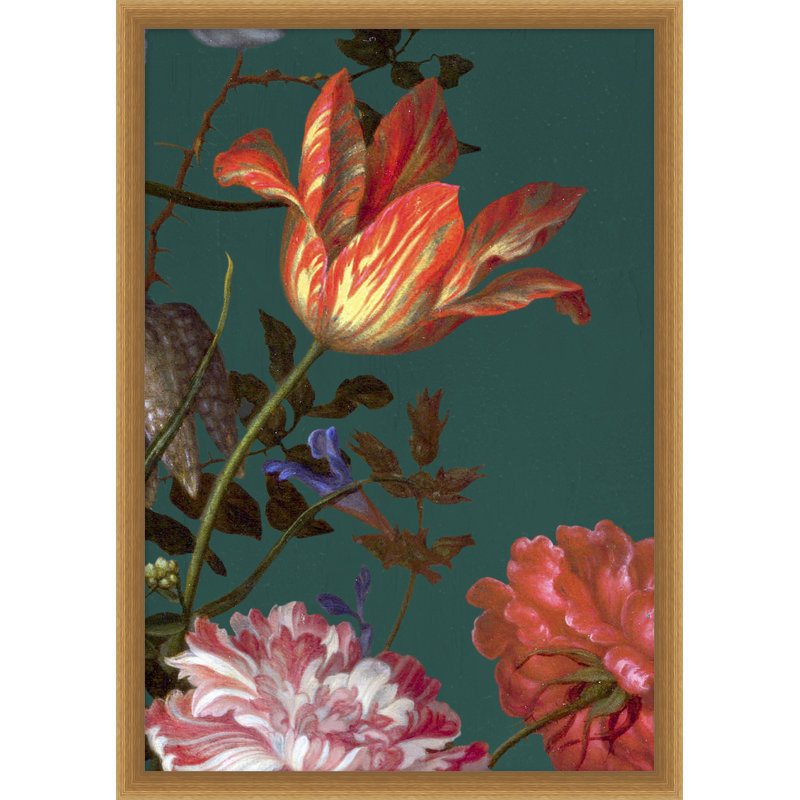 «Baroque Bouquet 4» par Lillian August - impression encadrée