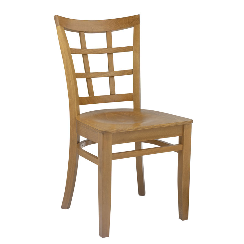 New Bedford 18'' H Solid Wood Side Chair, Cherry