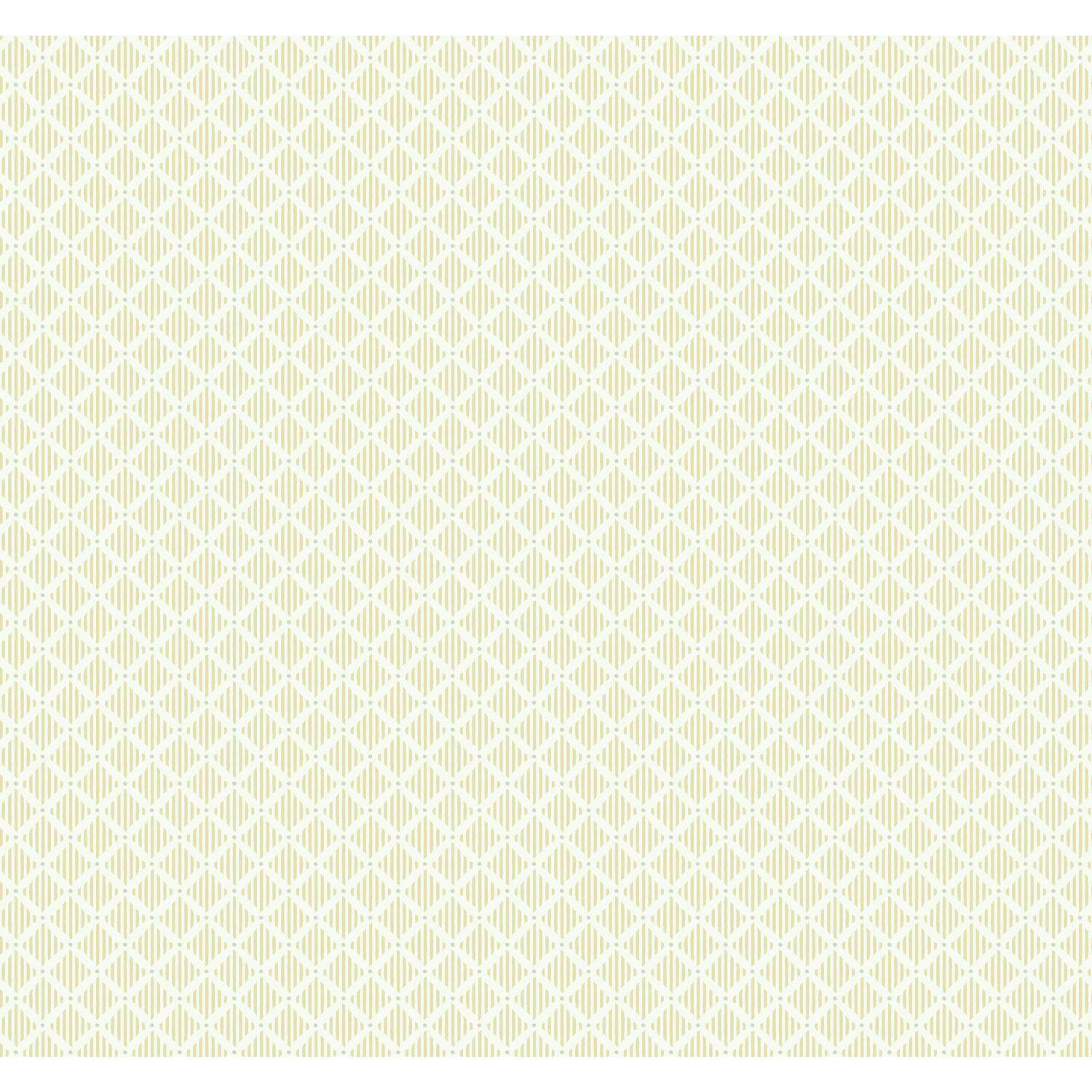 Floral Wallpaper, Yellow